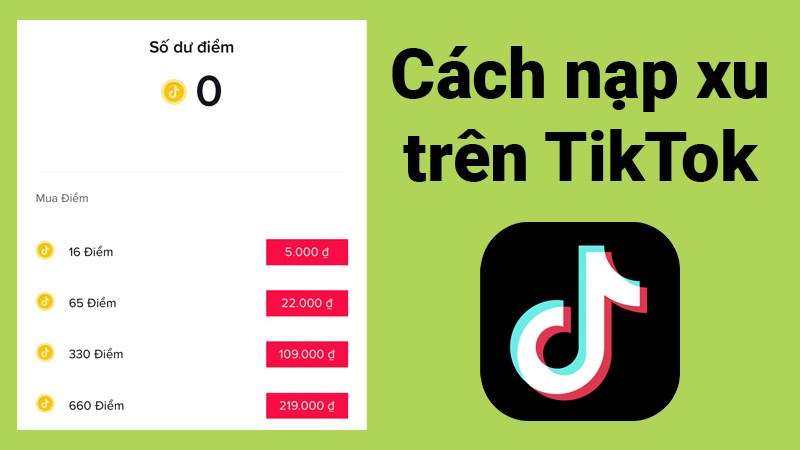 Cách nạp tiền TikTok