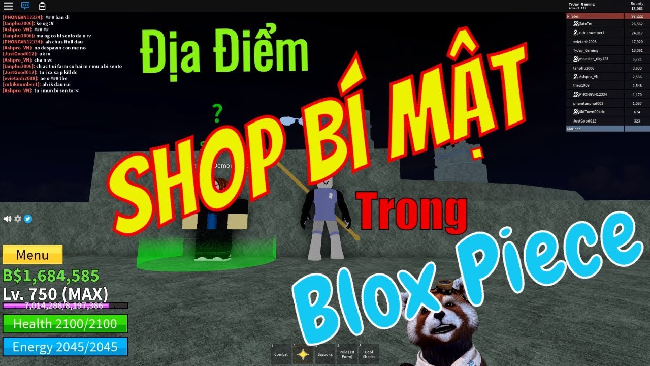 cửa hàng bí mật trên biển