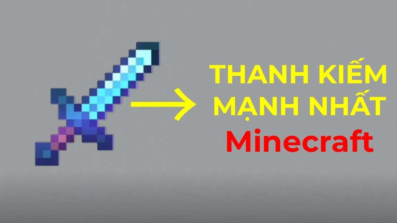 Cách phù phép thanh kiếm mạnh nhất trong Minecraft PE