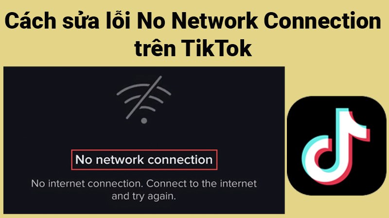 Cách khắc phục lỗi không kết nối mạng trên TikTok