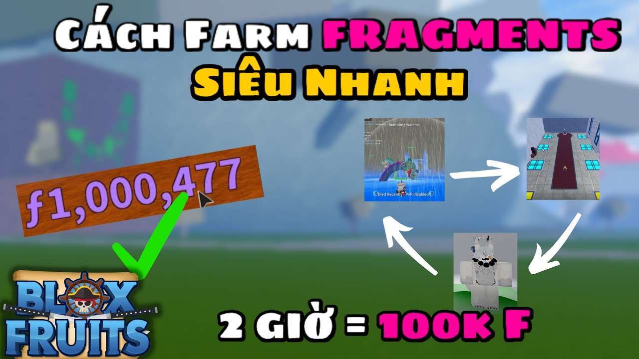 Cách nhận điểm F trong Blox Fruit's Sea 2 và 3