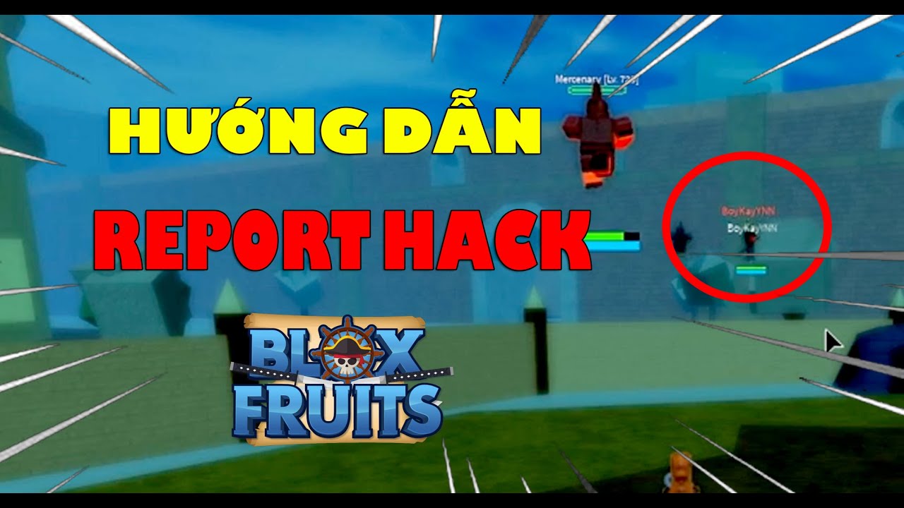 Cách báo cáo hack trong Blox Fruit thật dễ dàng