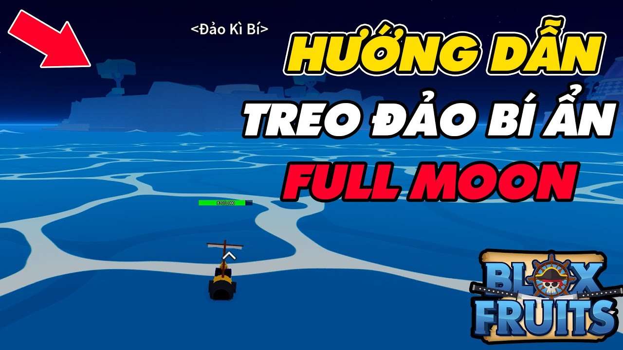 Cách treo hòn đảo bí ẩn trong Blox Fruit 1