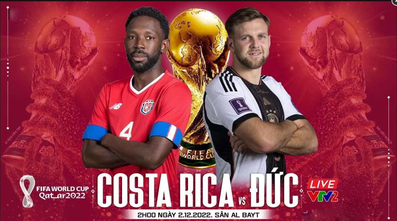 Link xem trực tiếp Costa Rica vs Đức