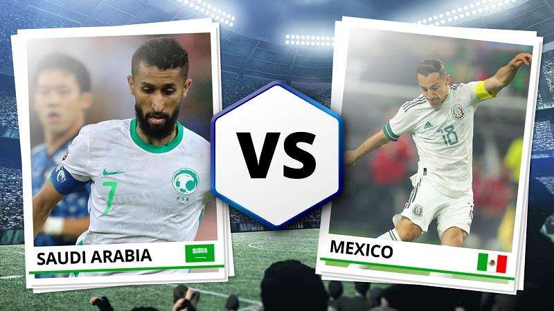 Trực tiếp Ả Rập Saudi vs Mexico