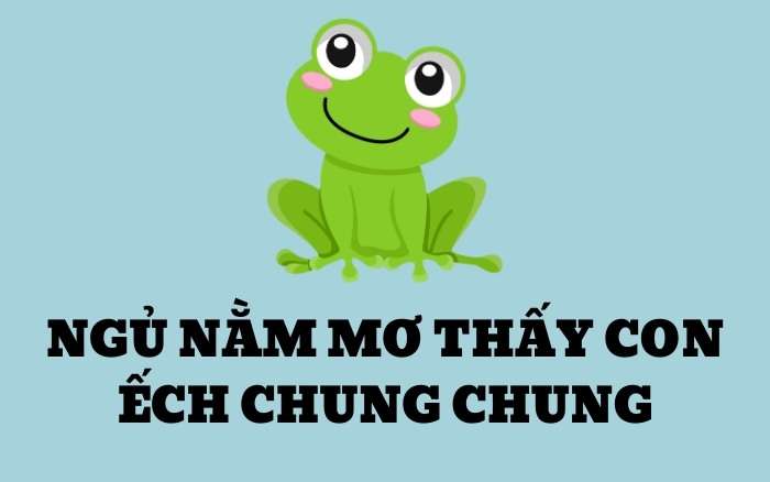 Nằm mơ thấy ếch có ý nghĩa gì?