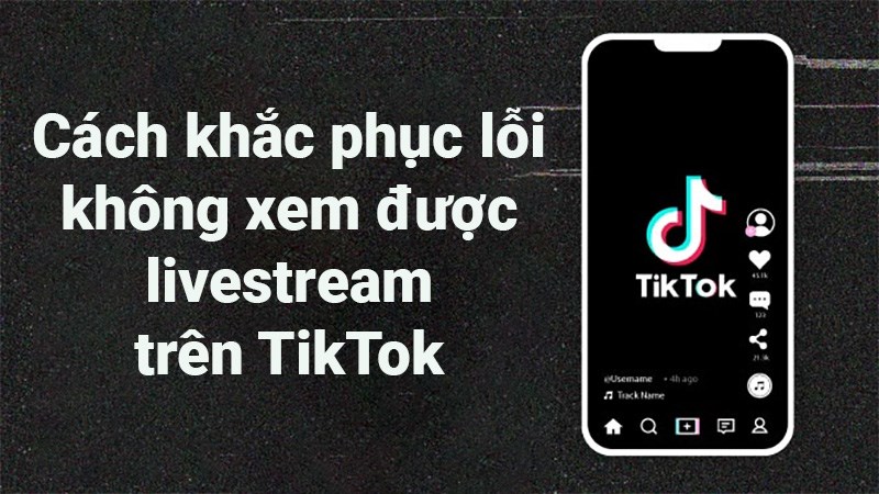 Cách khắc phục lỗi không thể xem trực tiếp TikTok